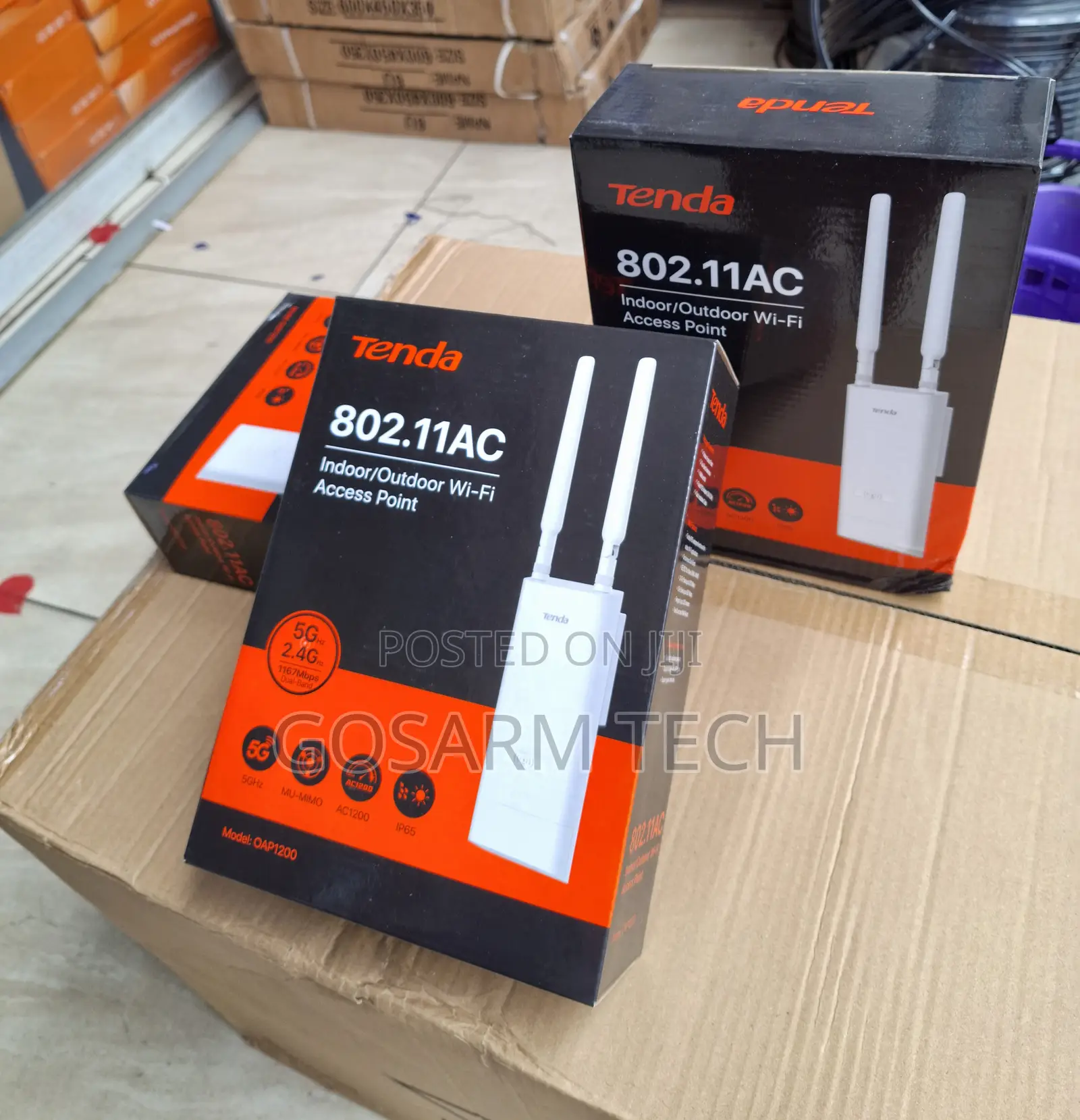 Tenda OAP1200 AC1200 Outdoor Wi-Fi AP – 1000Mbps Combined Speed