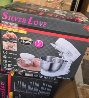 Silver Love Table Top Electric Stand Mixer