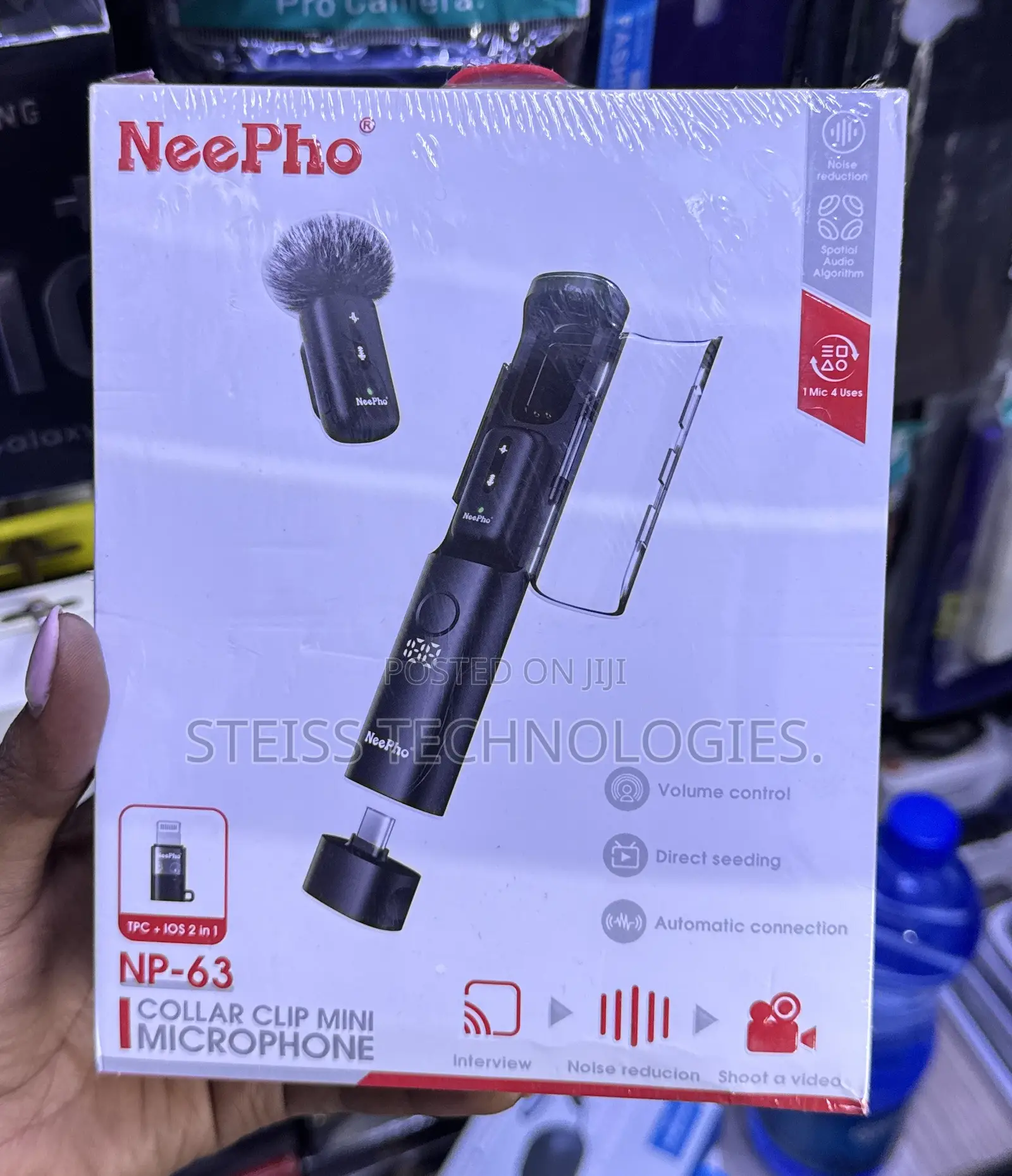 Neepho NP-63 Collar Clip Microphone