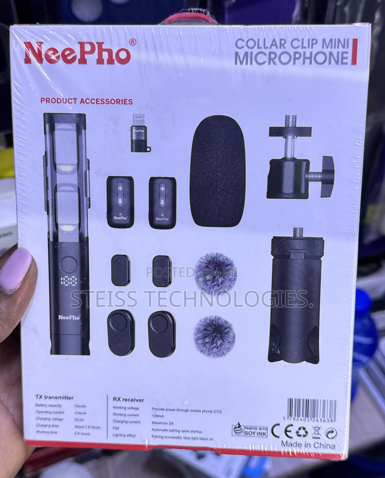 Neepho NP-63 Collar Clip Microphone