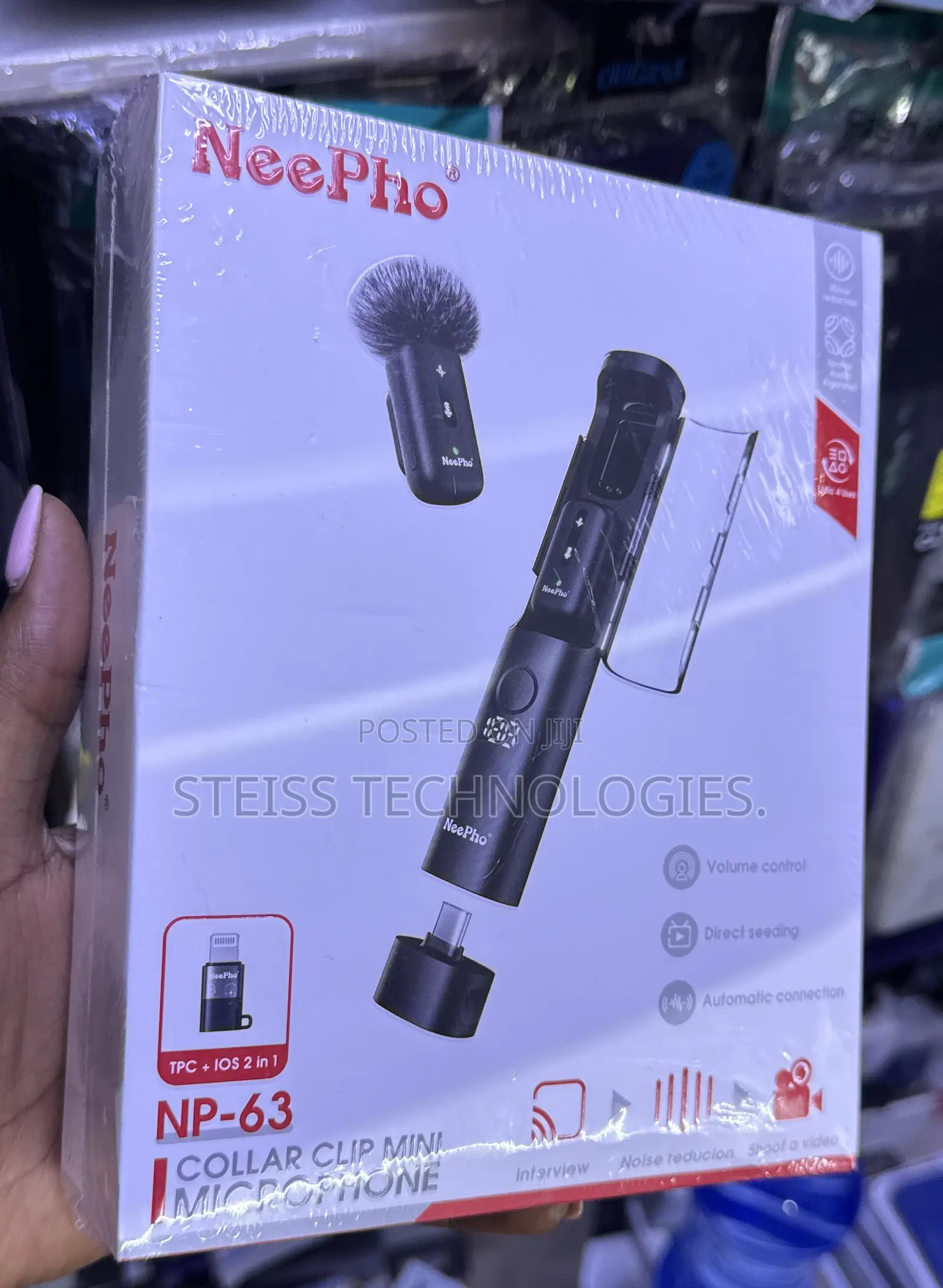 Neepho NP-63 Collar Clip Microphone