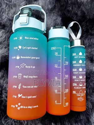 Motivational 3-in-1 Bottle Set
