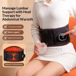 Heating Vibration Waist Belt – Menstrual Cramp Back Pain Relief
