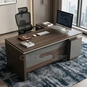 Office Managers L-Shaped Task Table-1.6m