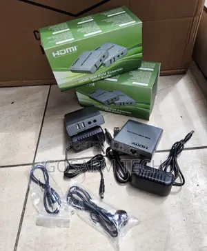 60M HDMI KVM Extender Over Cat6–USB Keyboard Mouse Control With Audi