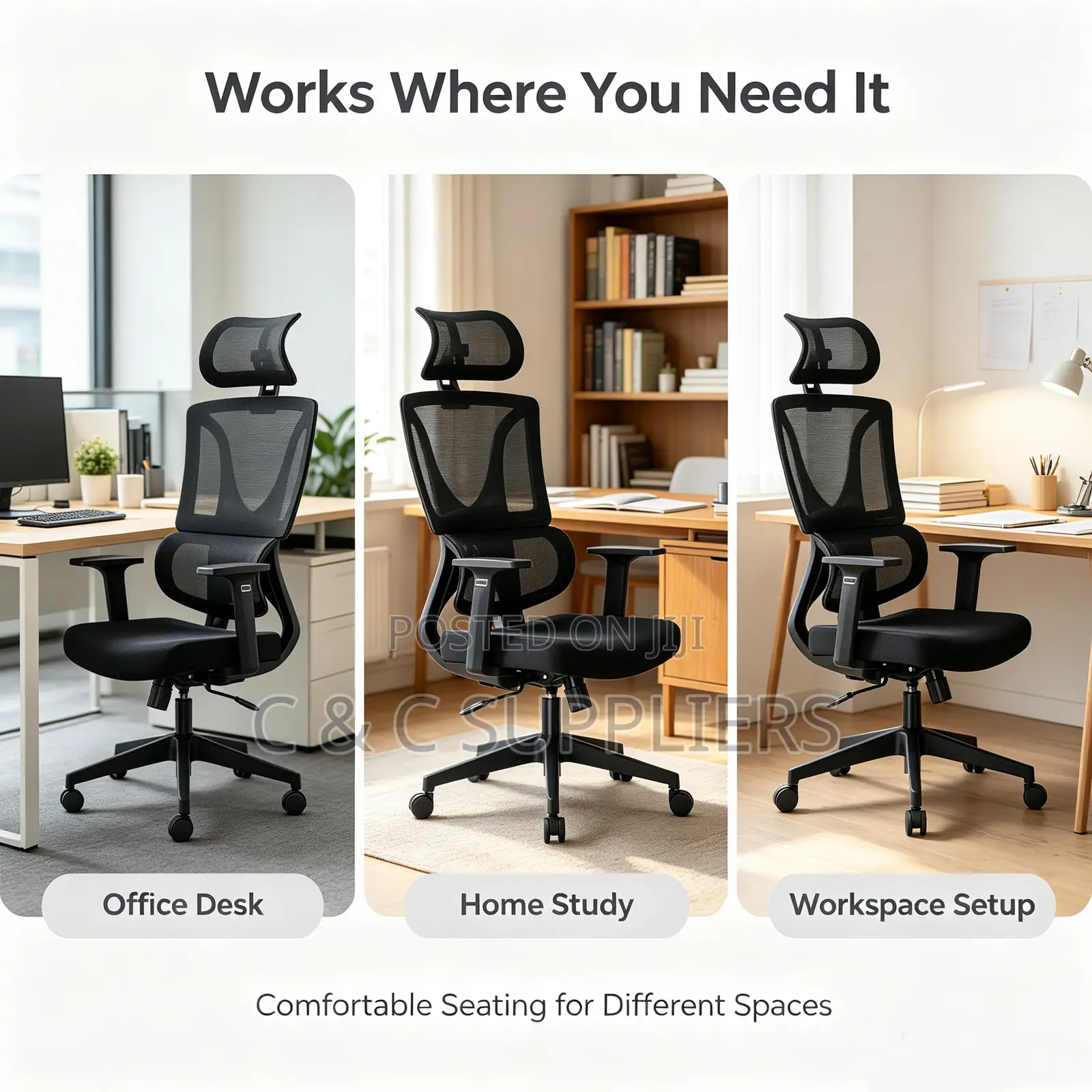 Executive Mesh Study Chair
