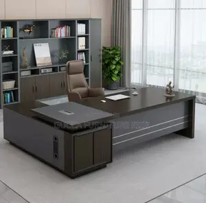 Solid 180cm L-Shaped Task Desk
