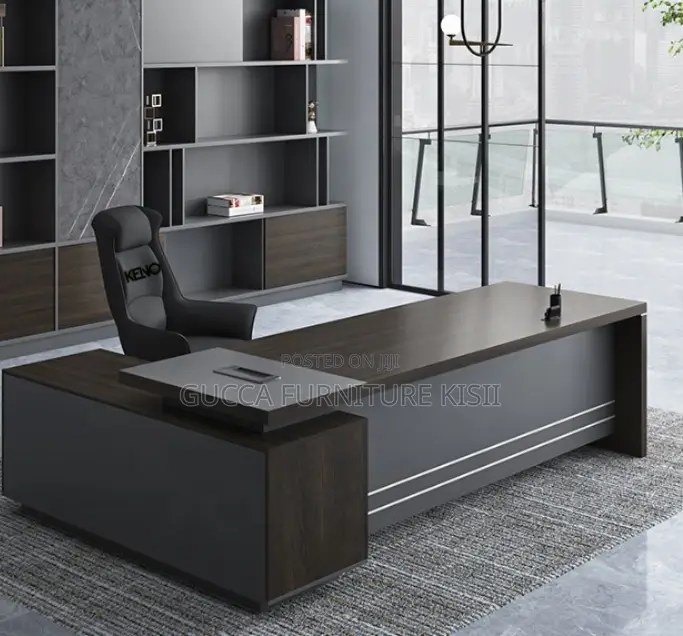 Solid 180cm L-Shaped Task Desk
