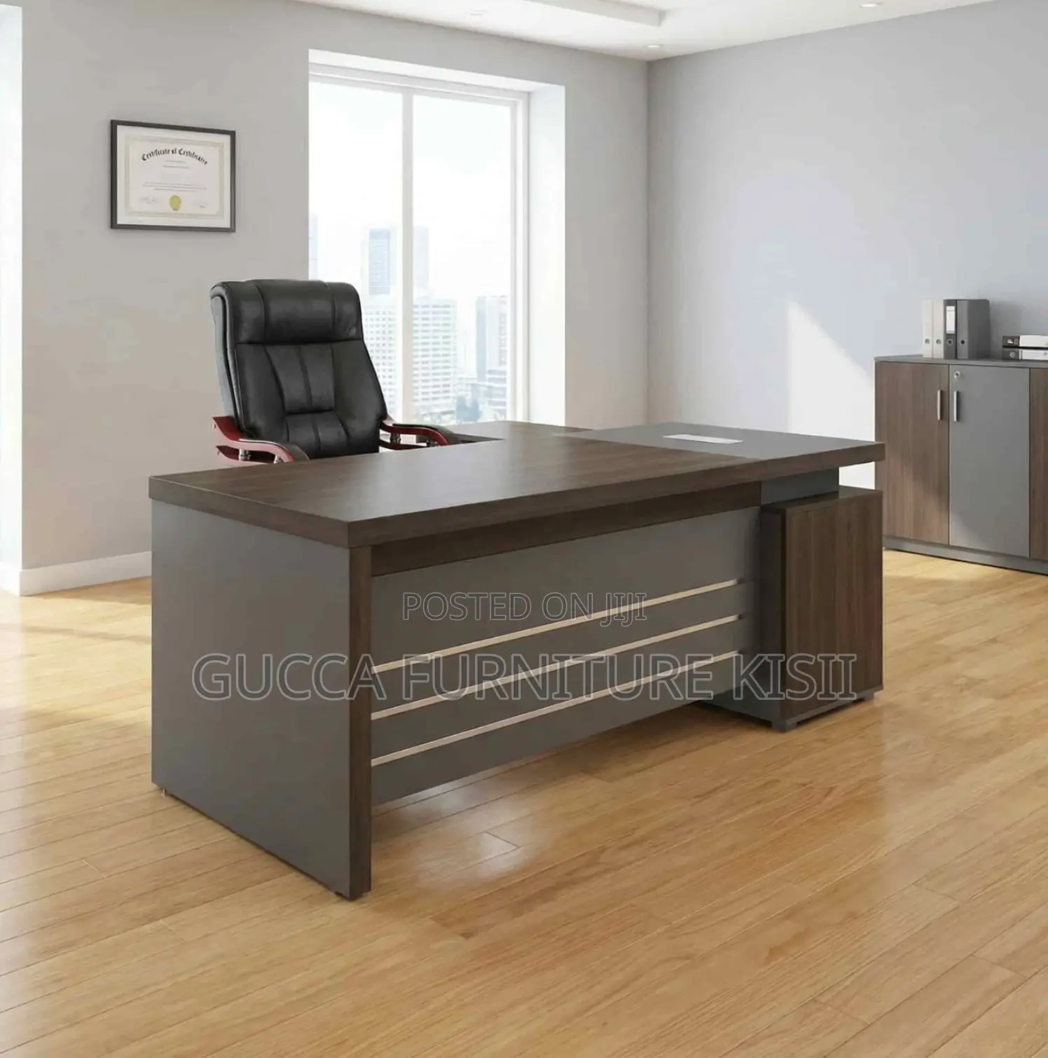 Solid 180cm L-Shaped Task Desk