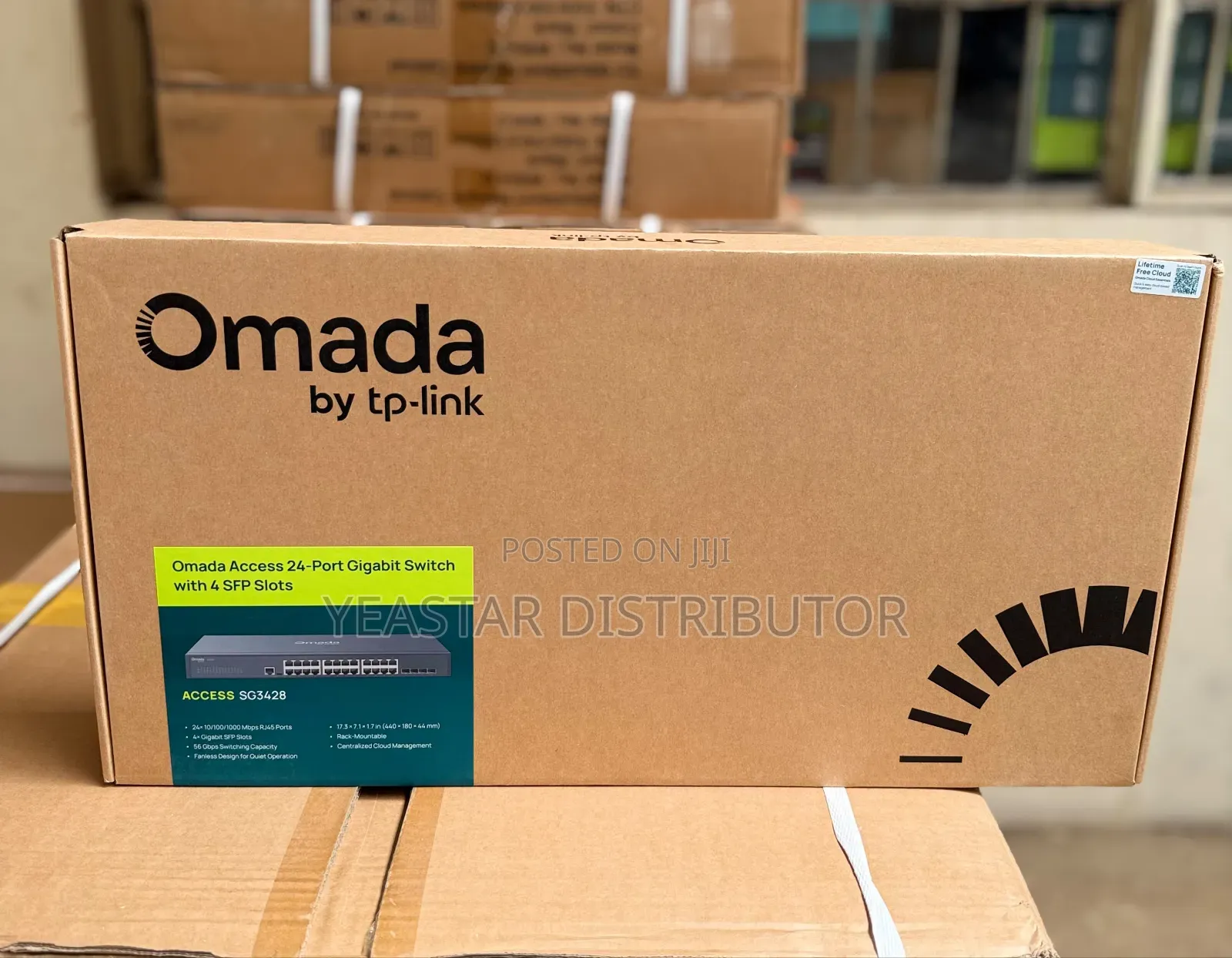 TP-Link Omada SG3428 24-Port Gigabit Managed Switch With 4 SFP Slots.