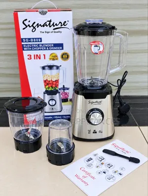 Signature 3-in-1 Food Blender Kitchen Processor