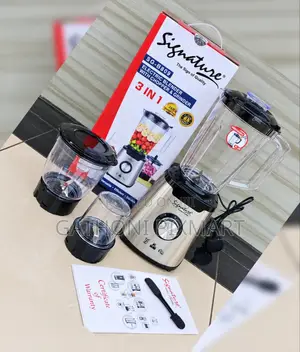 Signature 3-in-1 Food Blender Kitchen Processor