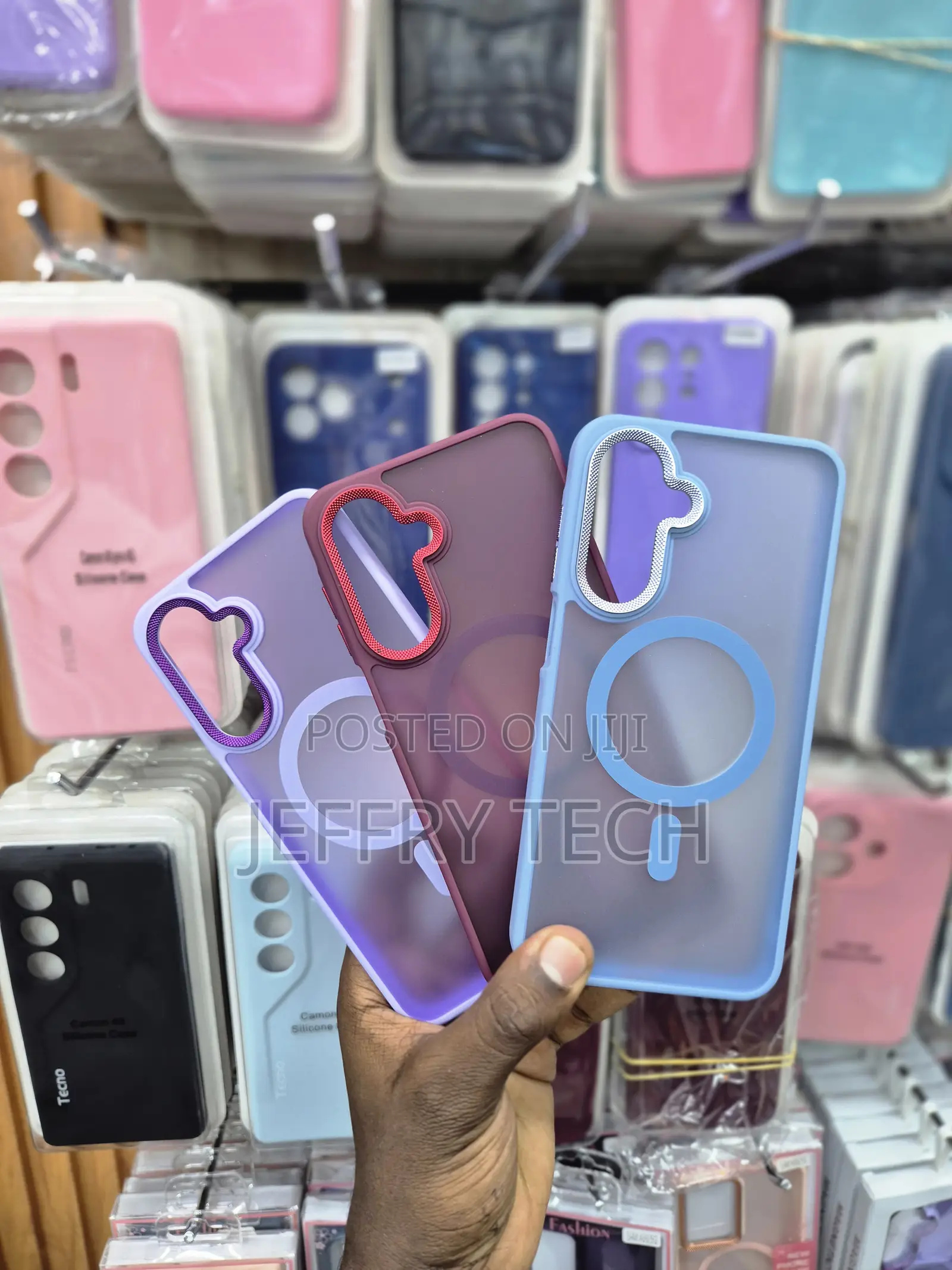 Matte Translucent MagSafe Phone Cases Galaxy A55)