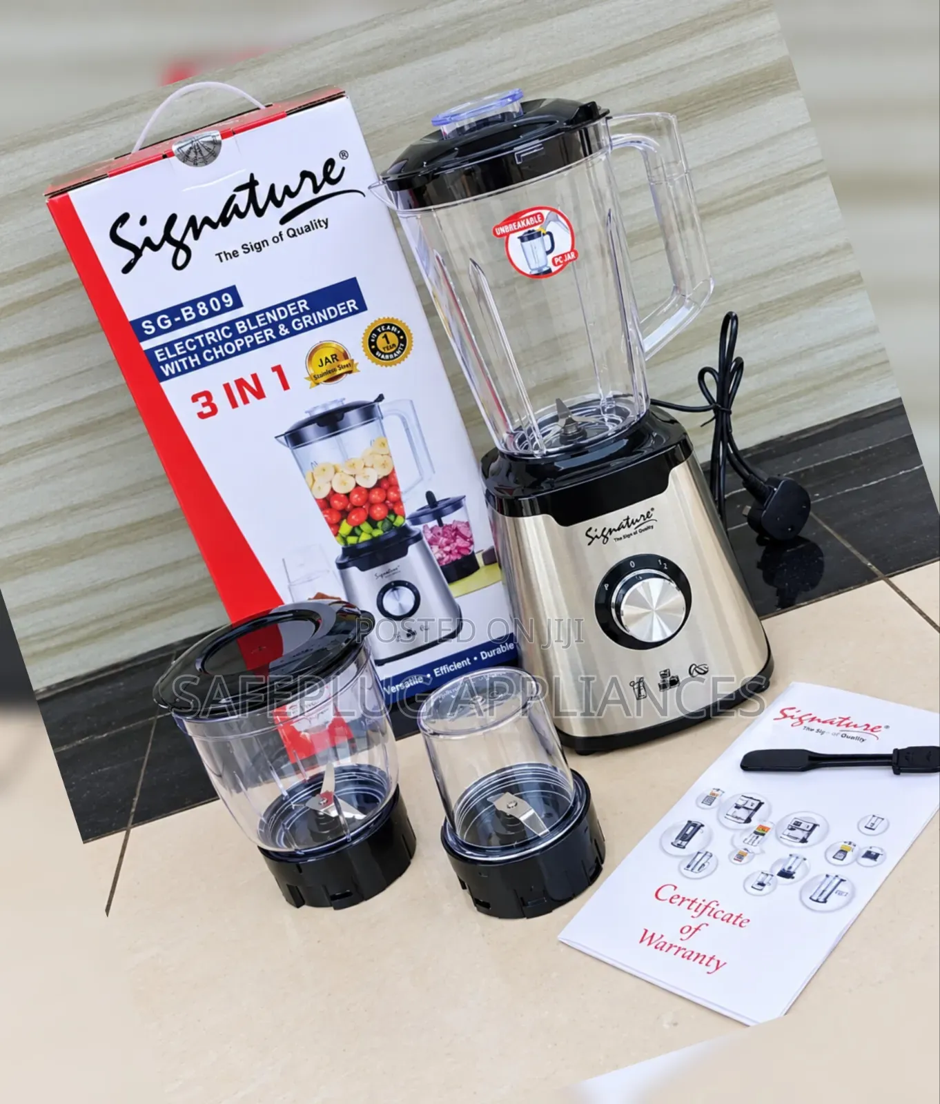 Signature 3-in-1 Blender | Multipurpose Kitchen Blender