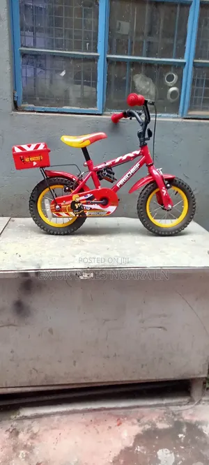 Ex Uk Size 12 Fire Chief Kids Bike for 2-3 Yr Old