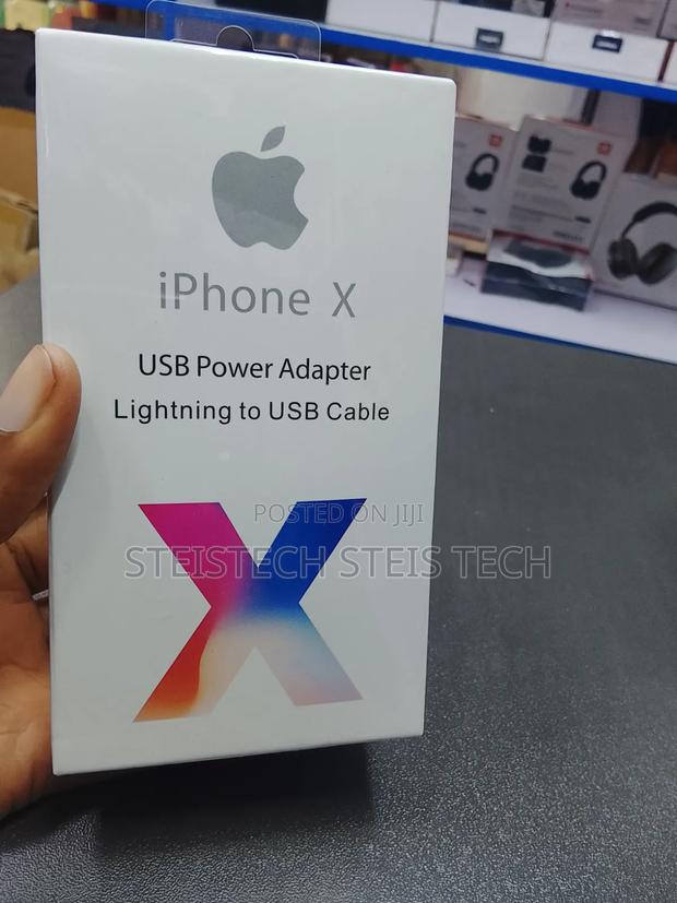 iPhone X USB Power Adapter Lightning to USB Cable - main view