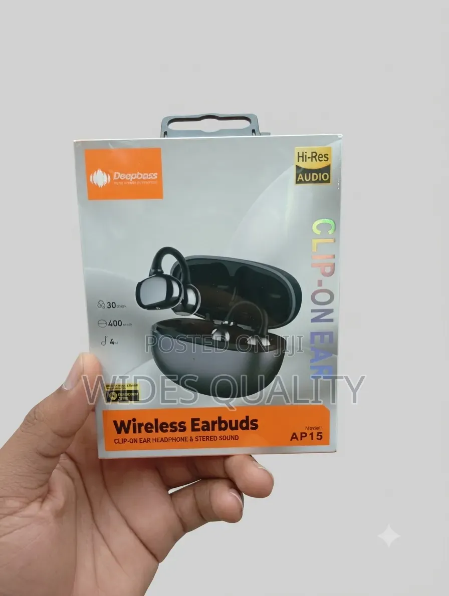 Deepbass AP15 Clip-on Wireless Earbuds.