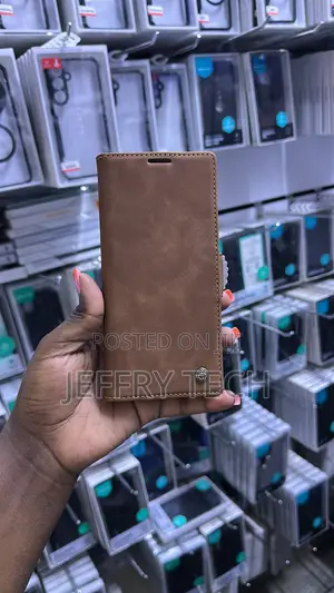 Brown CaseMe Retro PU Leather Wallet Flip Phone Case Sam