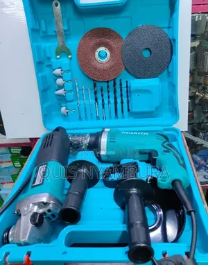Makita Combo/ Electric Makita Grinder 4" Plus Drill Set