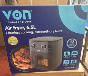 Titles
Von 6.5L Air Fryer – 12 Months Warranty