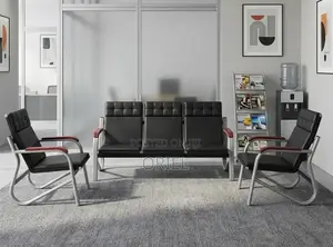 5-Seater Leather Sofa – Modern Comfortable Living Room Seating