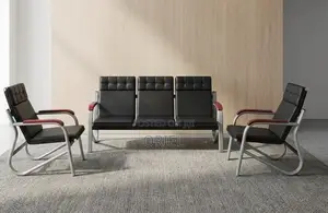 5-Seater Leather Sofa – Modern Comfortable Living Room Seating