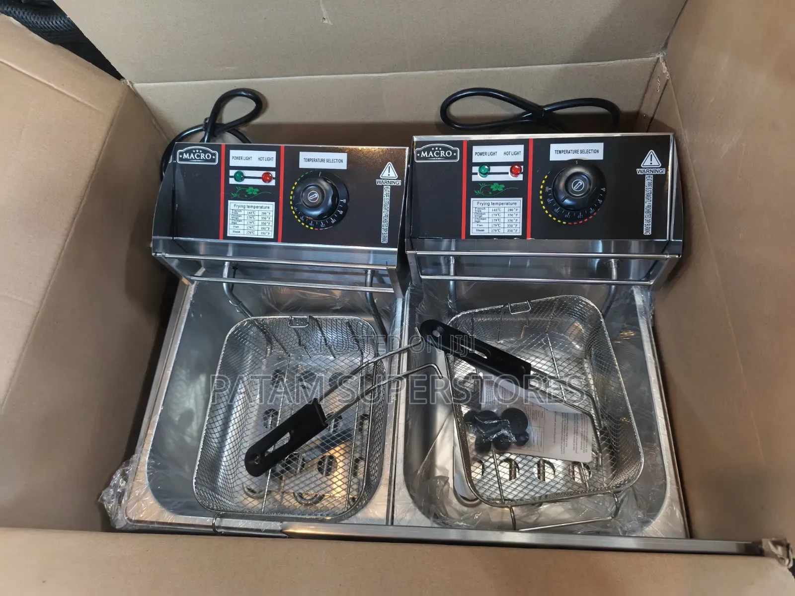 Macros Double Deep Fryer