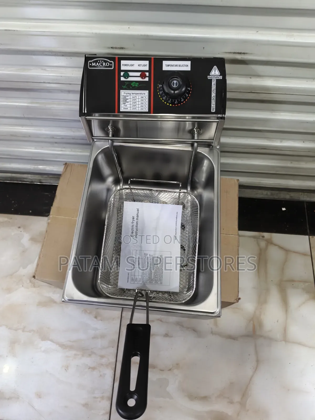 Macros Double Deep Fryer