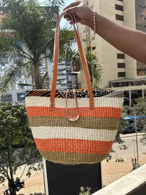 Ankara Sisal Bags