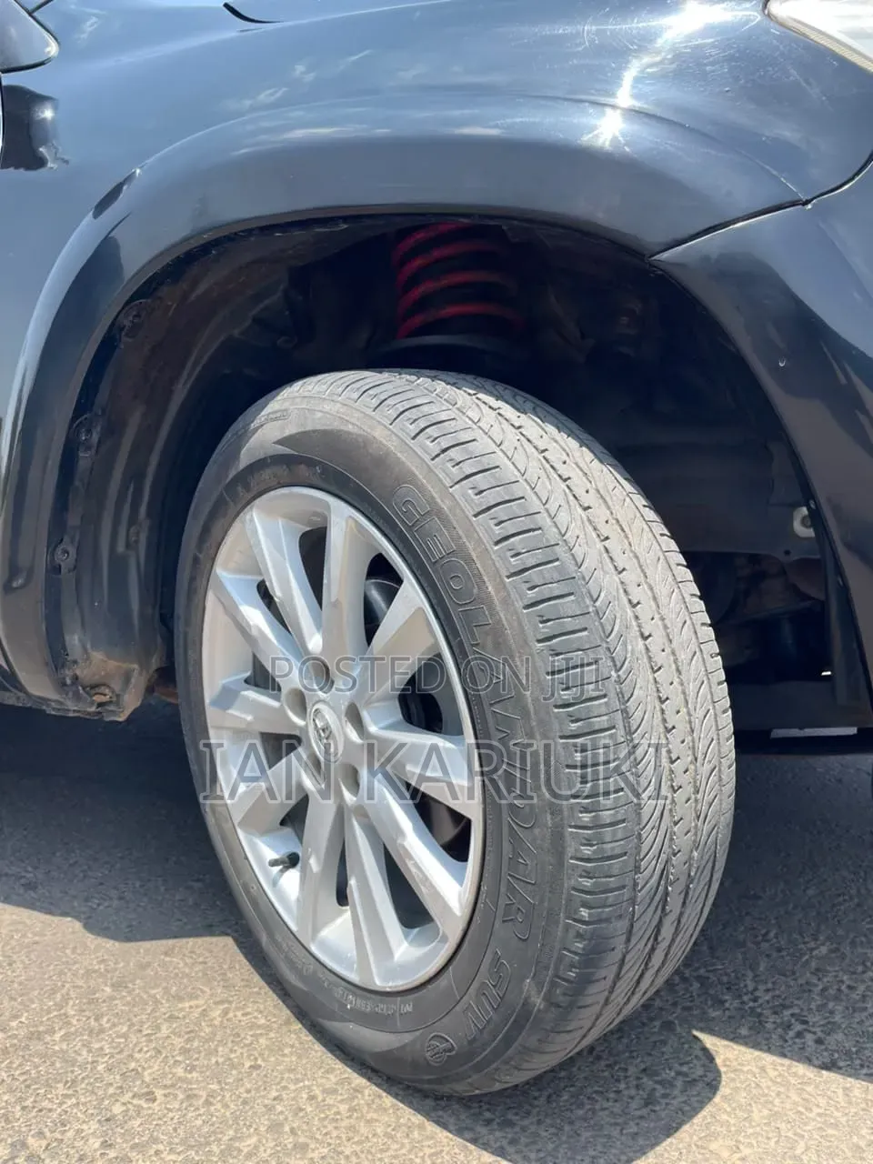 Toyota Vanguard 2012 Black