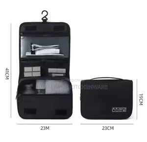 Portable Cosmetic Makeup Toiletry Bags With Hooks