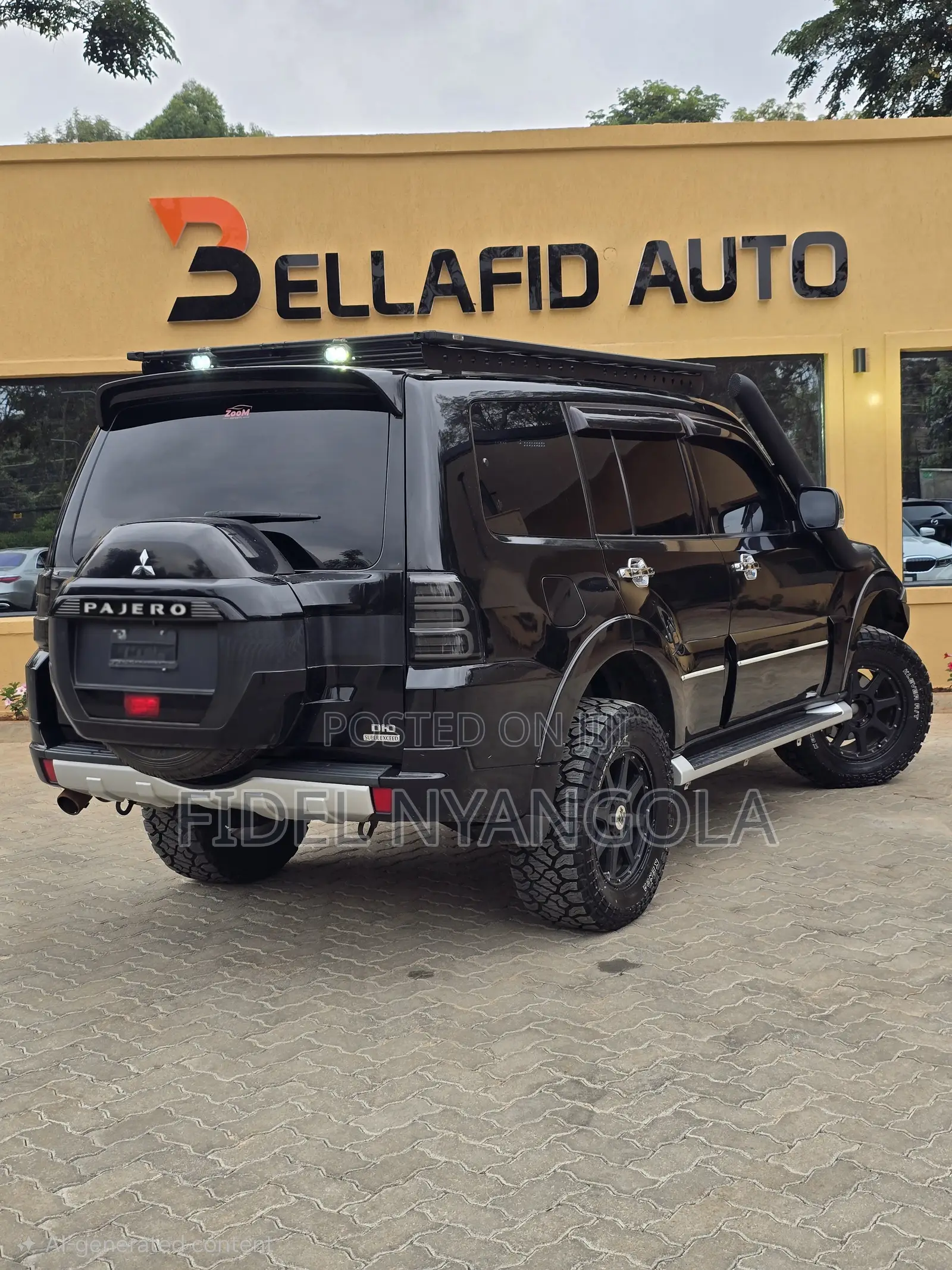 Mitsubishi Pajero Exceed 2017 Black