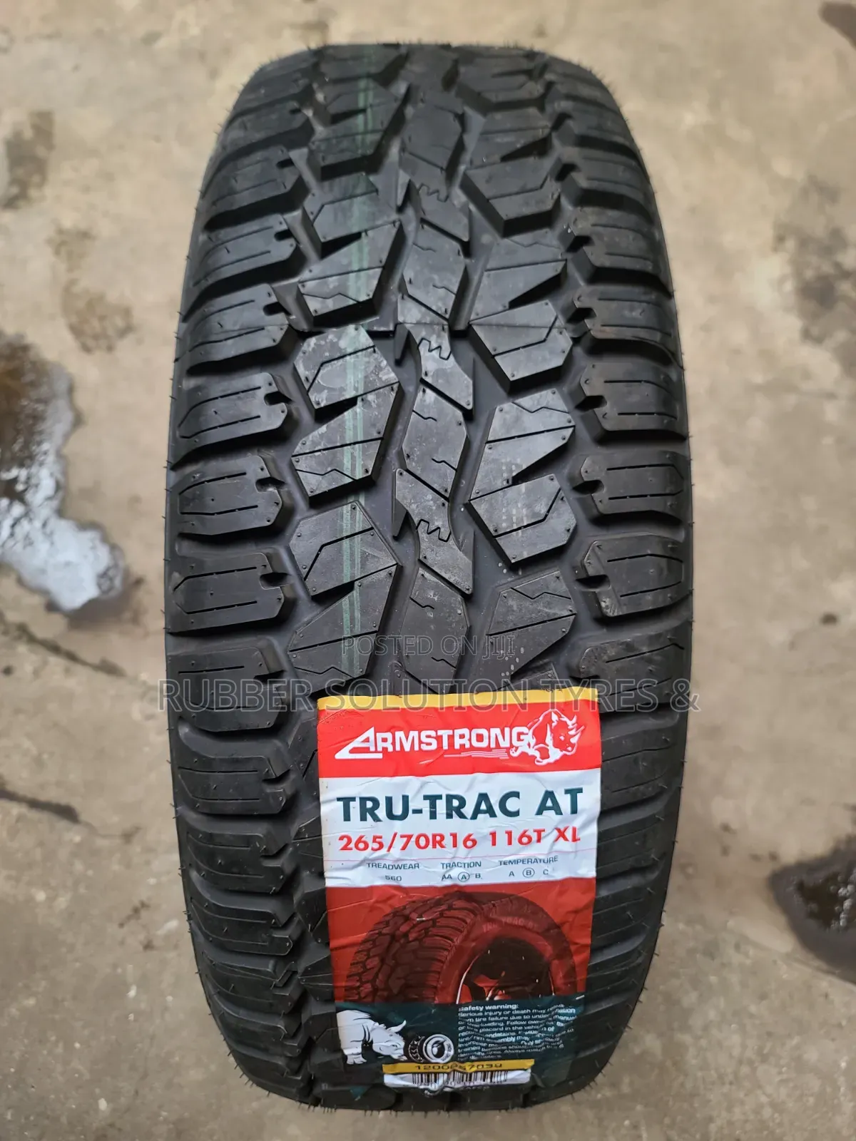 265 /70 R16 Armstrong Tyres 116t Xl Tru-Trac a/T All-Terrain