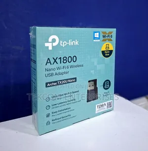 Tp Link Archer TX20U AX1800 Dual Band Wi-Fi 6 Wireless USB Adapter