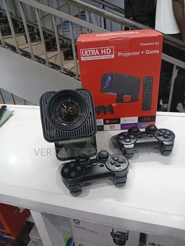 Hy320 Portable Projector 1080p Smart Projector With Game Controller