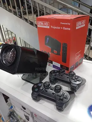 Hy320 Game Projector Android 12 System Wireless Gaming Controller