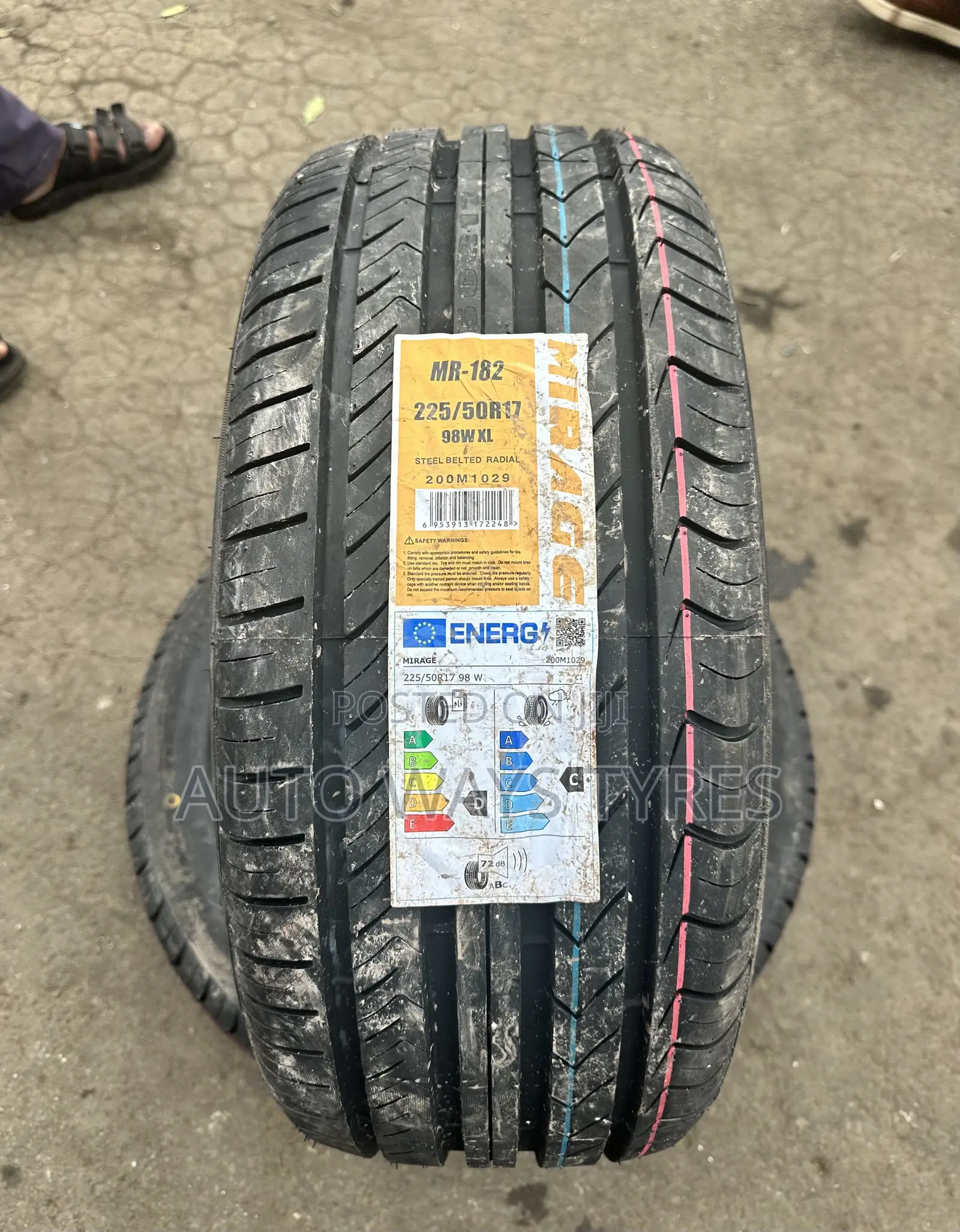 225/50r17 Mirage Tyre