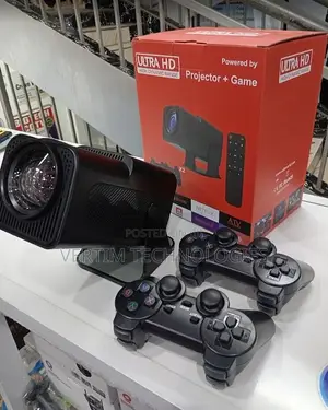 Hy320 Game Projector Android 12 System Wireless Gaming Controller