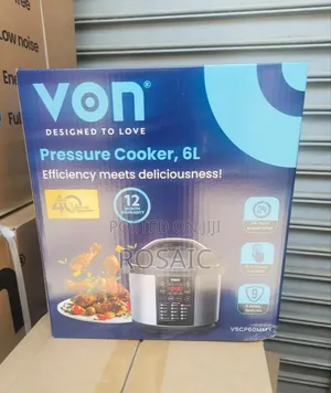 Von 6L Digital Pressure Cooker – 12 Months Warranty