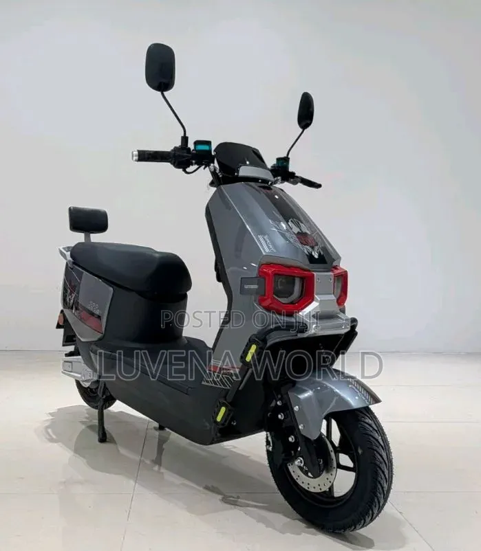 Modern Grey Electric Scooter