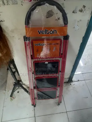 Velton Red Step Ladders 4-Steps