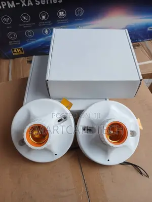 Smart Bulb Holder CCTV Camera With 360° Wide Angle View