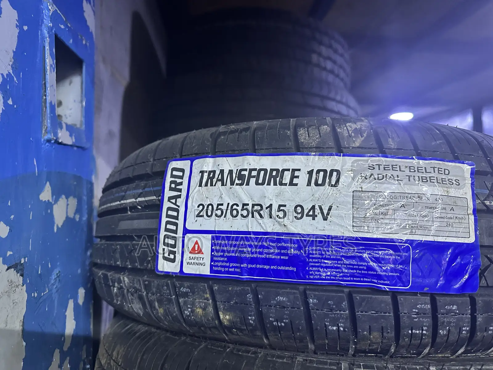 205/65r15 Goddard Tyre