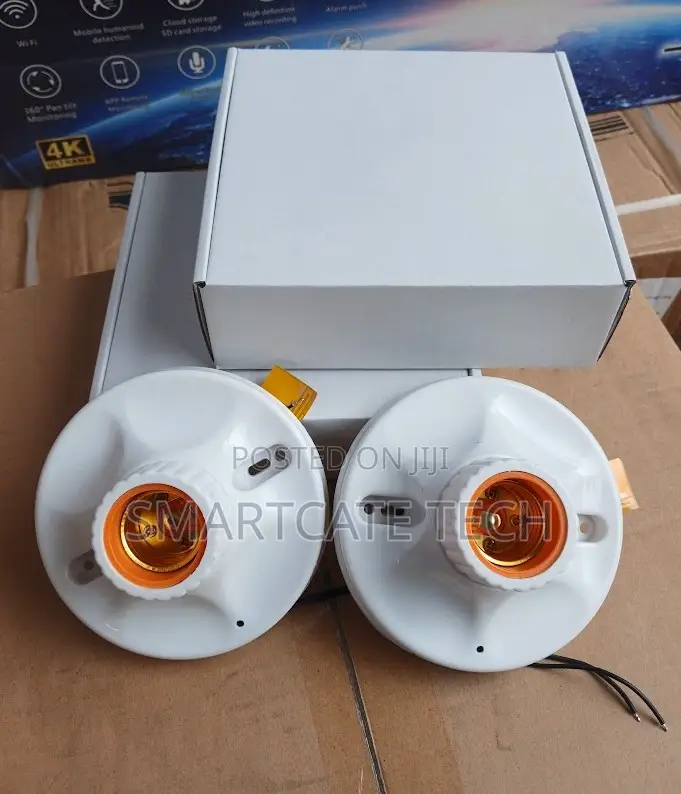 HD WiFi Bulb Camera With Motion Detection Night Vision
