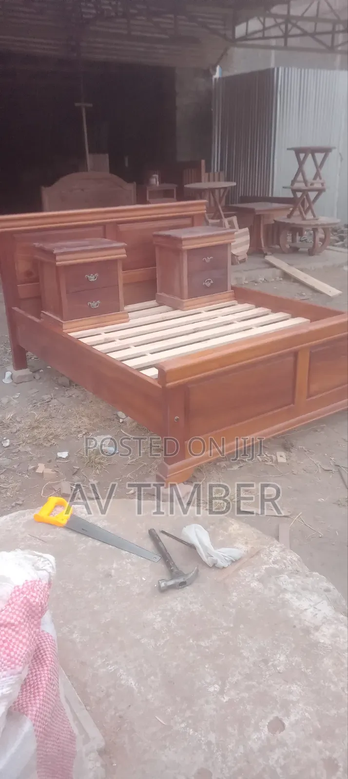 Mahogany Bed