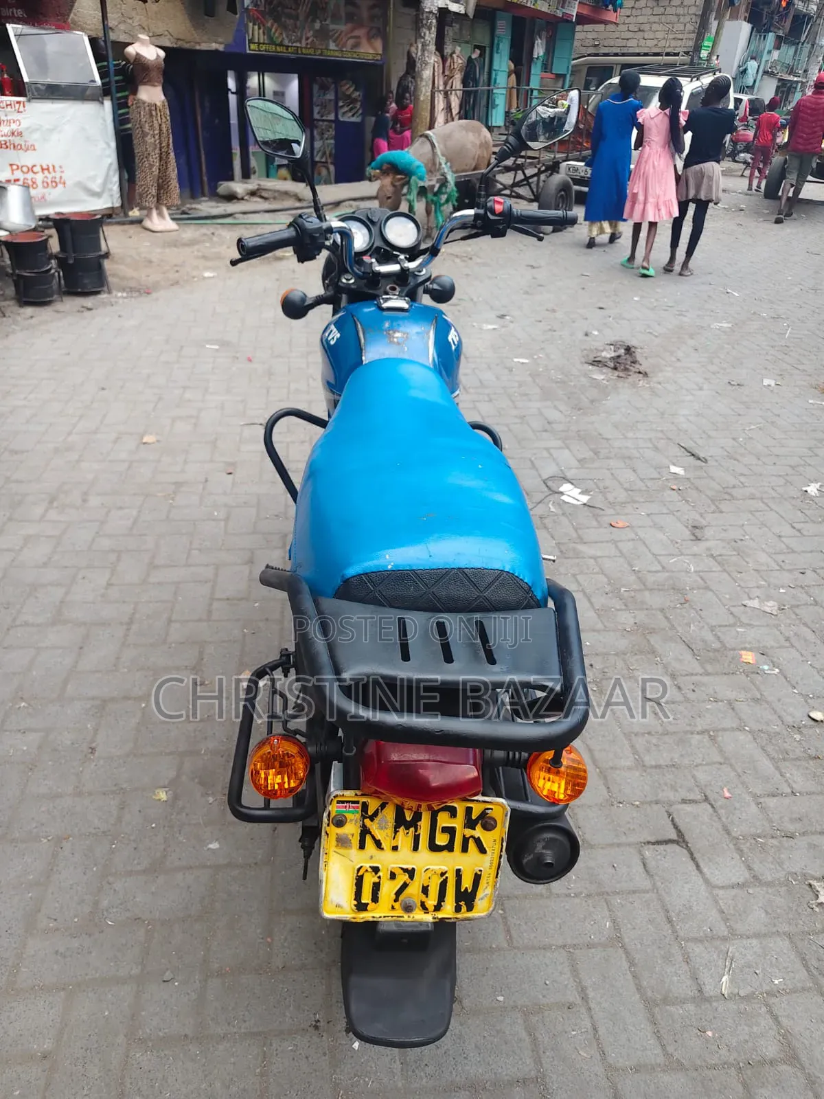 TVS HLX 125 2024 Blue