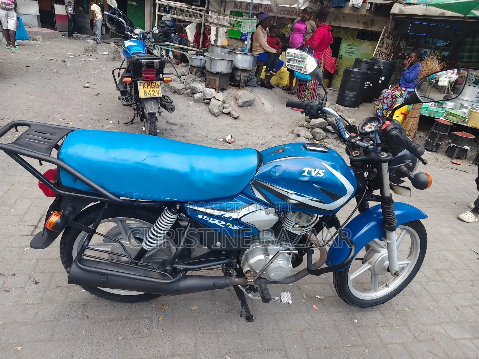 TVS HLX 125 2024 Blue