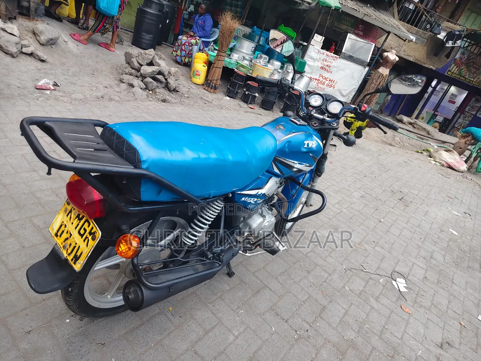 TVS HLX 125 2024 Blue
