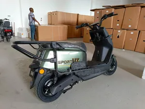 Green and Black Electric Scooter