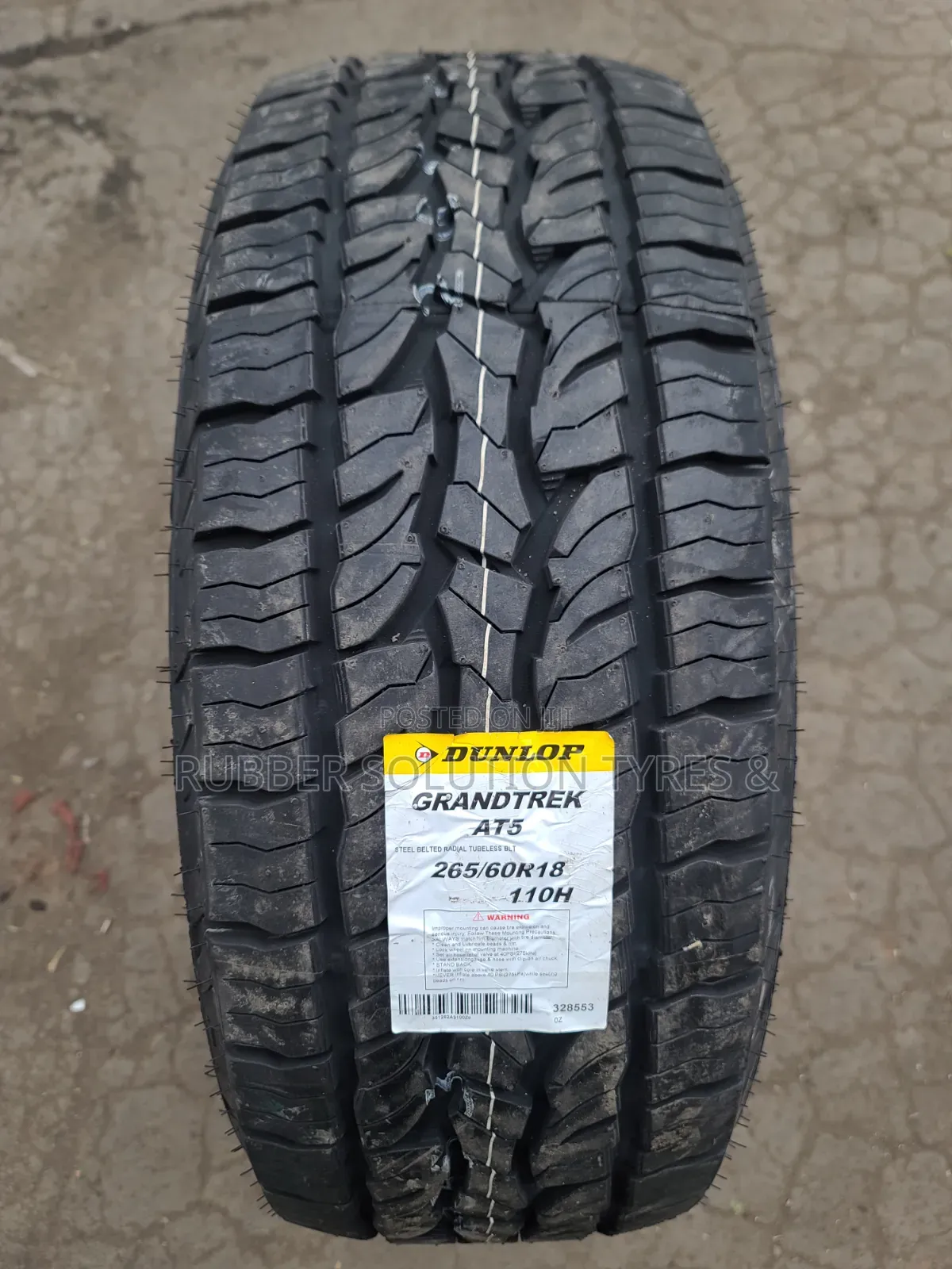 265 /60 R18 Dunlop Tyres 110h Grandtrek a/T5 All-Terrain